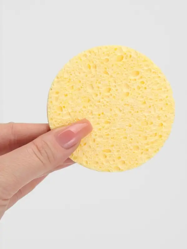 Спонжи для умывания, круглые, 3 шт., МИКС