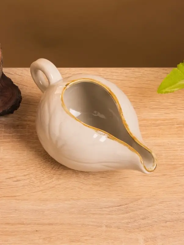 Соусник, 8×9×16 см, керамика, белый Соусник, 8×9×16 см, керамика, белый