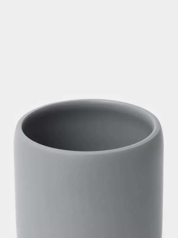 Аксессуары для ванной SAVANNA, 3 предмета, дозатор для мыла 390 мл, стакан 300 мл, мыльница, серые