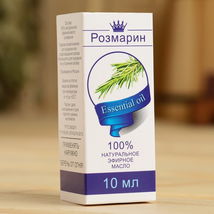 Эфирное масло Эфирное масло "Розмарин", флакон-капельница, аннотация, 10 мл