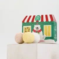 Бомбочки для ванны в домике «Медведь», набор 6 шт х 40 г, URAL LAB