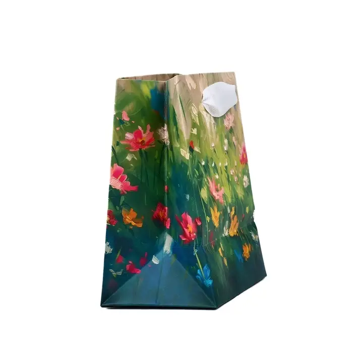 Пакет ламинированный «Цветы», 9 х 12 х 6.5 см Пакет ламинированный «Цветы», 9 х 12 х 6.5 см