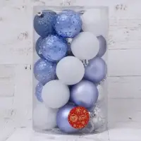 Ёлочные игрушки &laquo;Метелица&raquo; звёздочки, d=6 см, 25 шт., МИКС