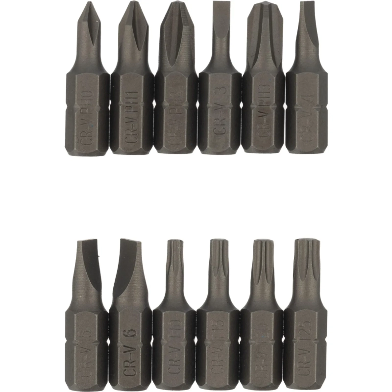 Отвертка Topfort со встроенной трещоткой 5Х и битами 13 предм (569G212)