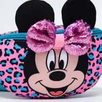 Сумка поясная детская для девочки, с ушками, 25&times;6&times;13 см, Минни Маус