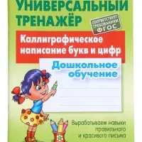 Универсальный тренажер &laquo;Каллиграфическое написание букв и цифр&raquo;