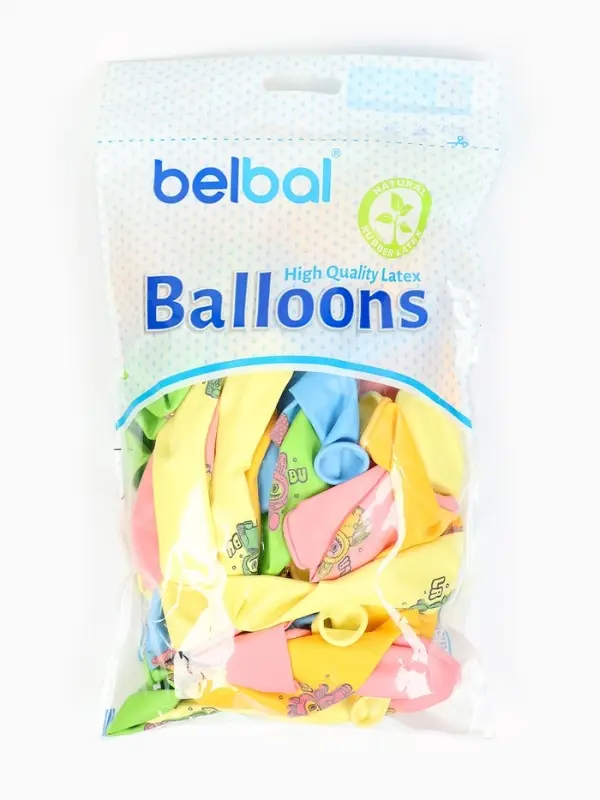 Воздушные шары латексные 14 Воздушные шары латексные 14" «Эльфы плюшевые куклы», 2 цв., набор 50 шт., МИКС