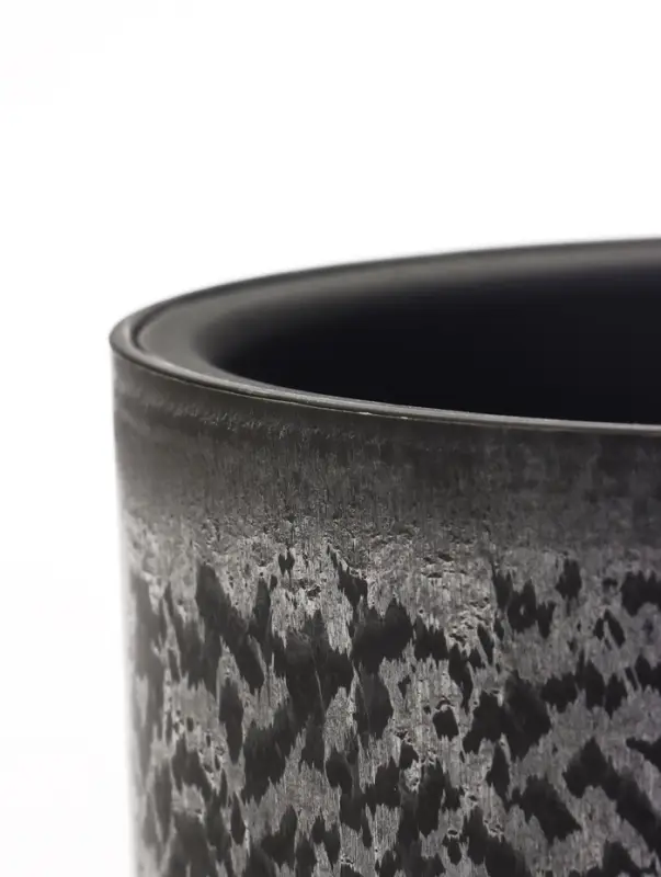 Кашпо со вставкой 1 л d15 см h14см МИКРИТ серый слайн