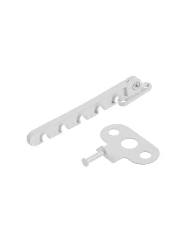 Ограничитель открывания для окна ТУНДРА, металлическая гребенка, 5-ти позиционная, 5 шт.