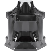 Подставка-органайзер д/канц.мелочей Attache Maxi Desk 10отд вращ-я черная