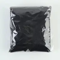 Лоскут для рукоделия, мех кудрявый, 160&times;100 см, чёрный