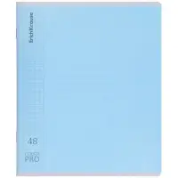 Тетрадь 48 листов, ErichKrause &laquo;Классика. CoverPro glossy&raquo;, в клетку, глянцевая пластиковая обложка, блок офсет, 100% белизна, МИКС