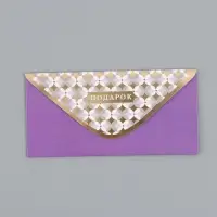 Конверт для денег &laquo;Подарок&raquo;, фиолетовый, 16,5 х 8 см