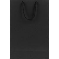 Пакет подарочный бумажный Porta, средний, черный, 23х35х10см,15837.30