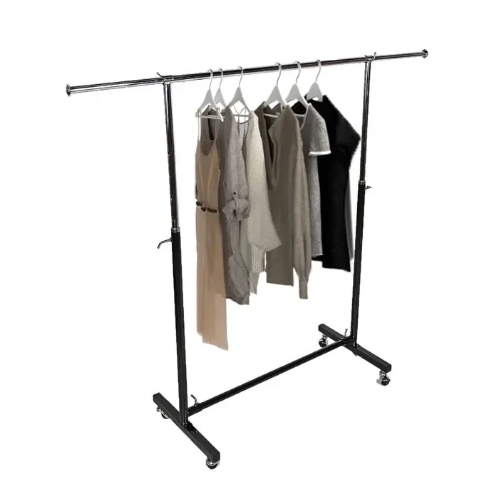 Вешало П-образное, чёрное 90-170×44×75-150 см Вешало П-образное, чёрное 90-170×44×75-150 см