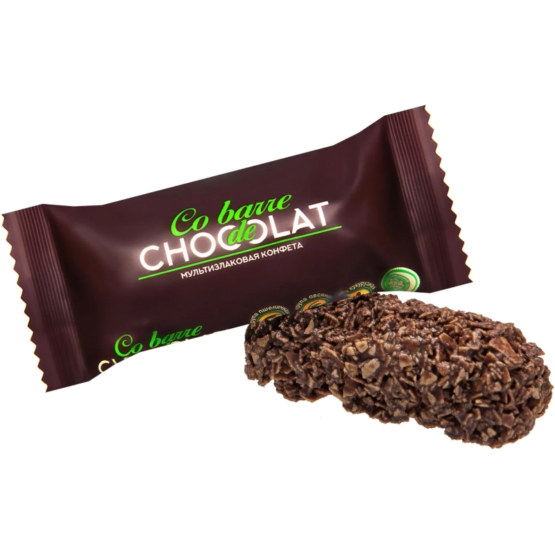 Конфеты Co barre de CHOCOLAT мультиз. с темной кондитерской глаз., 500г