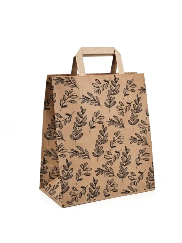 Пакет подарочный крафтовый «Эко», 24 х 28 х 14 см