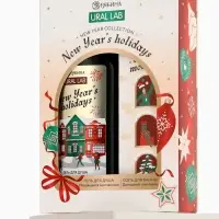 URAL LAB Winter Melody Набор New Year holidays, гель для душа и соль для ванны