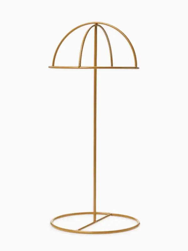 Подставка для шапок декоративная, 16&times;16&times;36 см, цвет золото