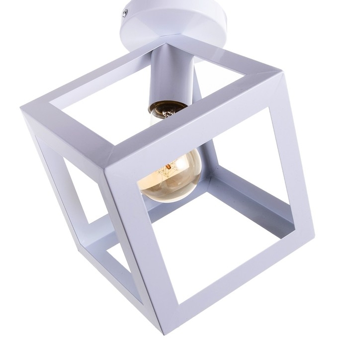 Светильник Светильник "Куб" 1хE27 40Вт белый 23х23х30 см BayerLux