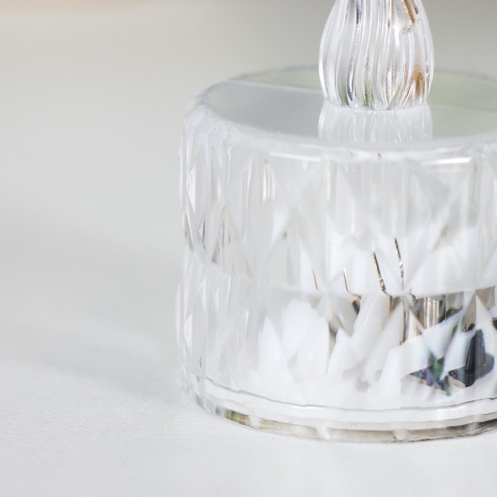 Ночник Ночник "Свеча" LED от батареек прозрачный 3хLR41 3,5х3,5х5 см