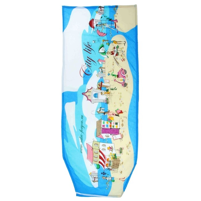 Чехол для гладильной доски Nika, 130×52 см, с поролоном, рисунок МИКС Чехол для гладильной доски Nika, 130×52 см, с поролоном, рисунок МИКС