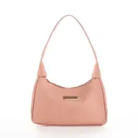 Сумка женская багет на молнии, 25&times;7&times;13.5 см, розовая