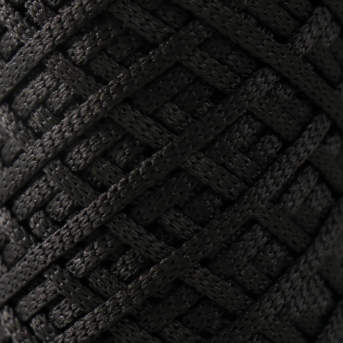 Шнур для вязания 100% полиэфир, ширина 3 мм 100м (чёрный) Шнур для вязания 100% полиэфир, ширина 3 мм 100м (чёрный)