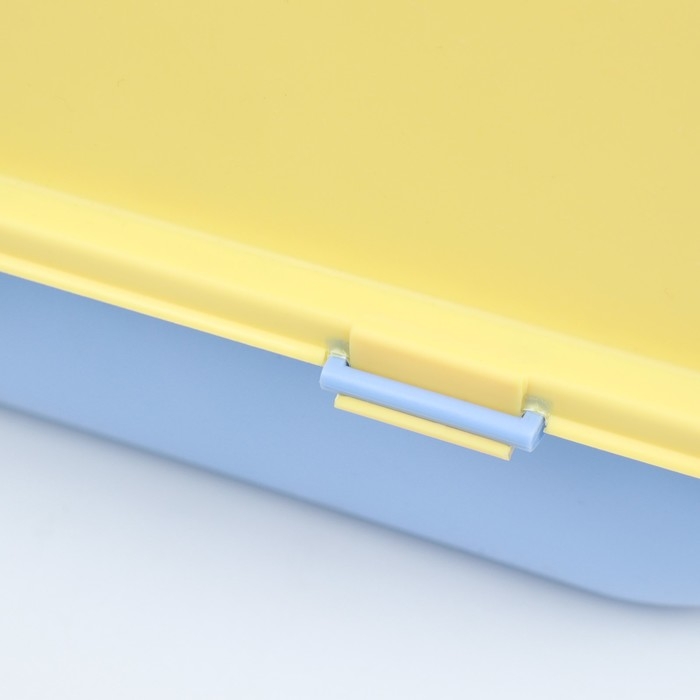 Туалет-домик 36 х 37 х 51 см, бело-синий