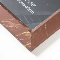 Фоторамка пластик 30х40 см "Гедеон" шоколад с золотом 47х37х2 см