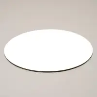 Подложка для торта, кондитерская, круглая, золото - белый, 20 см, 1.5 мм