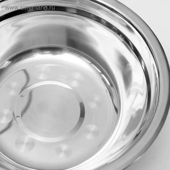 Подставка с мисками, 2&times;700 мл, высота 40 см, разборная, чёрная