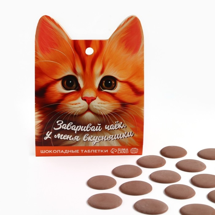 Шоколадные таблетки - дропсы &laquo;Заваривай чаёк&raquo;, 50 г.