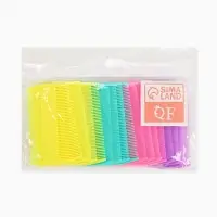 Расчёска двусторонняя, 9&times;5(&plusmn;1) см, МИКС
