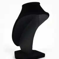 Бюст для украшений QF, 10&times;9&times;15 см, h=15 см, чёрный