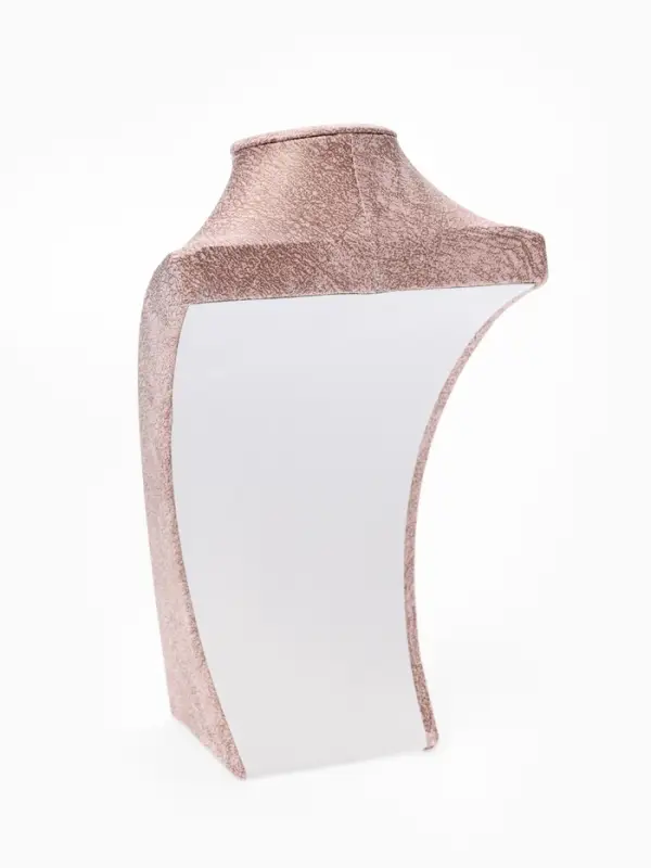 Бюст для украшений QF, 14.5&times;9&times;24.5, h=24.5 см, розовый