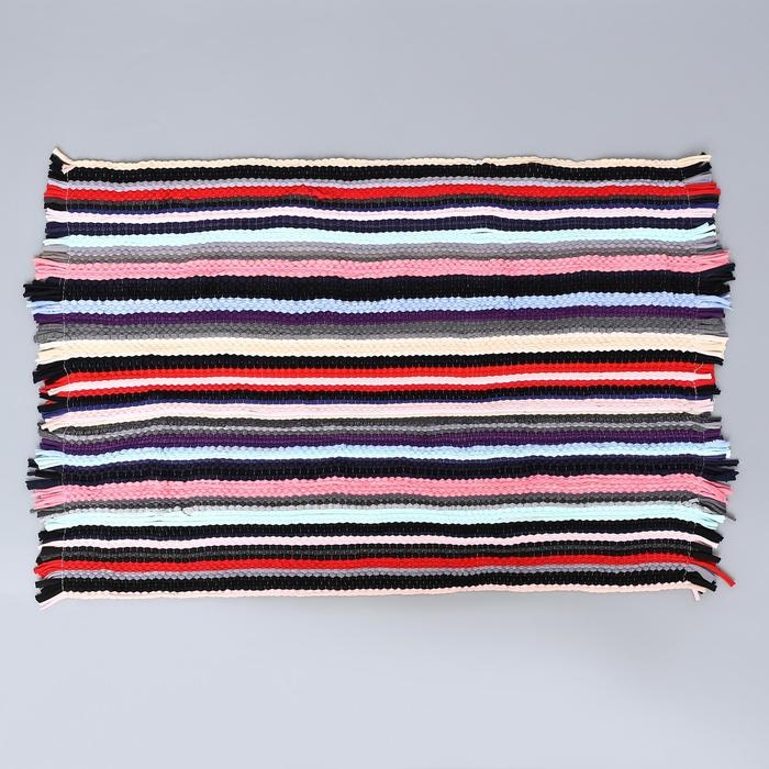 Коврик-половичок для дома средний Доляна, 48×78 см, цвет МИКС