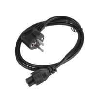 Кабель питания Cablexpert PC-186-ML12-1M, Schuko - C5, 10 А, черный