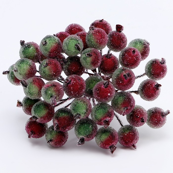 Новый год! Декоративные ягодки, 7 × 6 × 7 см, 40 ягод Новый год! Декоративные ягодки, 7 × 6 × 7 см, 40 ягод