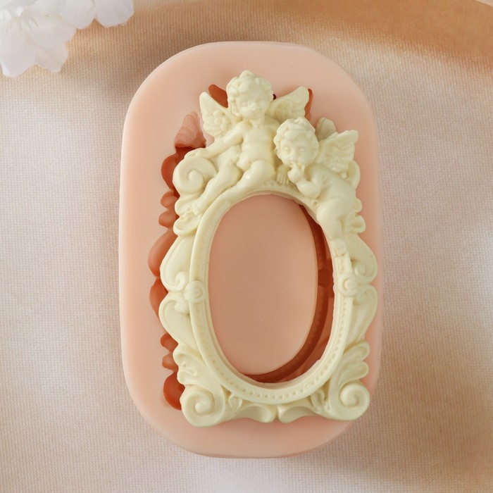 Молд силикон Молд силикон "Овальная рамка" 10,7х7х2 см
