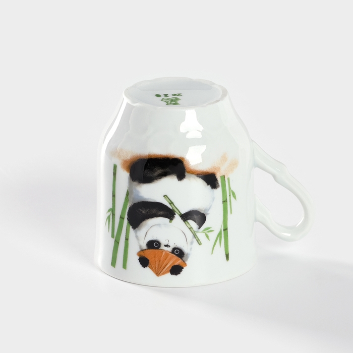 Кружка фарфоровая «Панда», 220 мл