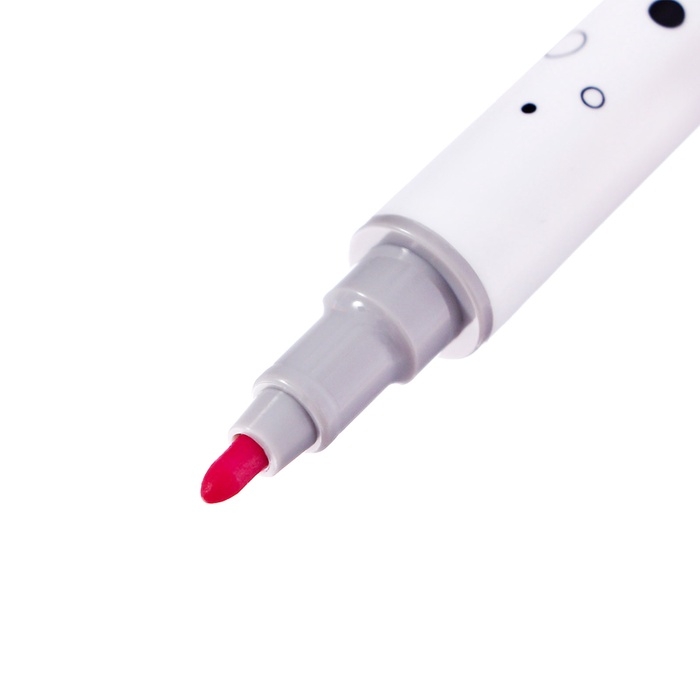 Набор маркеров 24 цвета двусторонние, в пластик тубусе МИКС Набор маркеров 24 цвета двусторонние, в пластик тубусе МИКС