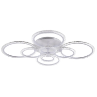 Люстра с ПДУ 1833/8WT LED 228Вт 3000-6000К диммер белый 95х58х15 см BayerLux