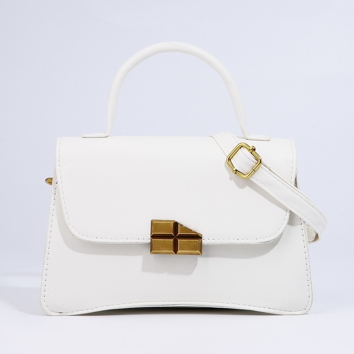 Сумка-мессенджер на магните, цвет белый Сумка-мессенджер на магните, цвет белый