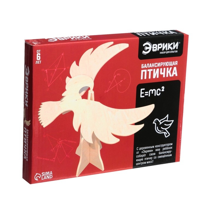 Набор для опытов «Балансирующая птичка», 4 элемента Набор для опытов «Балансирующая птичка», 4 элемента