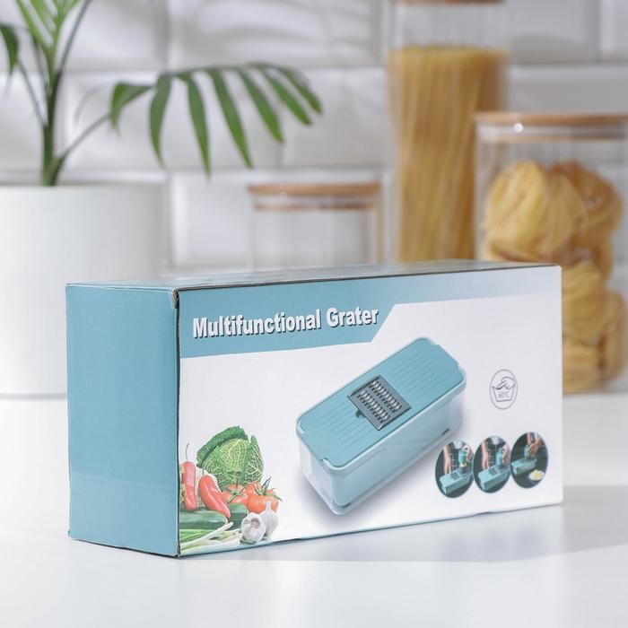 Овощерезка универсальная Mario, 12 предметов, цвет МИКС Овощерезка универсальная Mario, 12 предметов, цвет МИКС