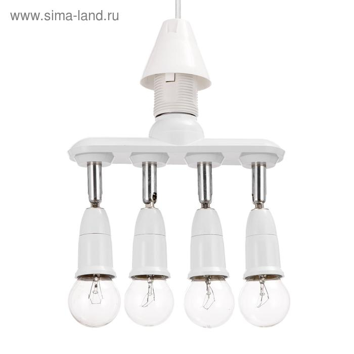 Светильник 1116/4 Е27 40Вт белый 5х19х17,5 см BayerLux Светильник 1116/4 Е27 40Вт белый 5х19х17,5 см BayerLux
