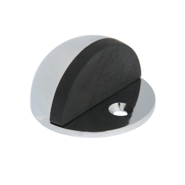 Упор дверной LOCKLAND, с крепежным штырем, d=40 мм, h=25 мм, цвет хром Упор дверной LOCKLAND, с крепежным штырем, d=40 мм, h=25 мм, цвет хром