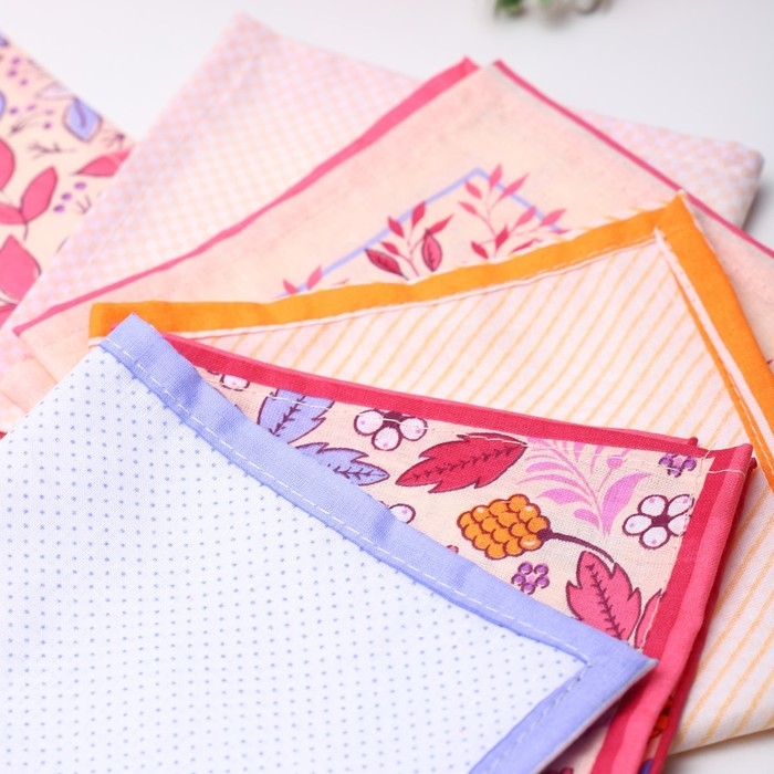 Платок носовой женский 28х28см, 6шт, рис 21283-3, МИКС, ситец 100г/м, хл100% Платок носовой женский 28х28см, 6шт, рис 21283-3, МИКС, ситец 100г/м, хл100%