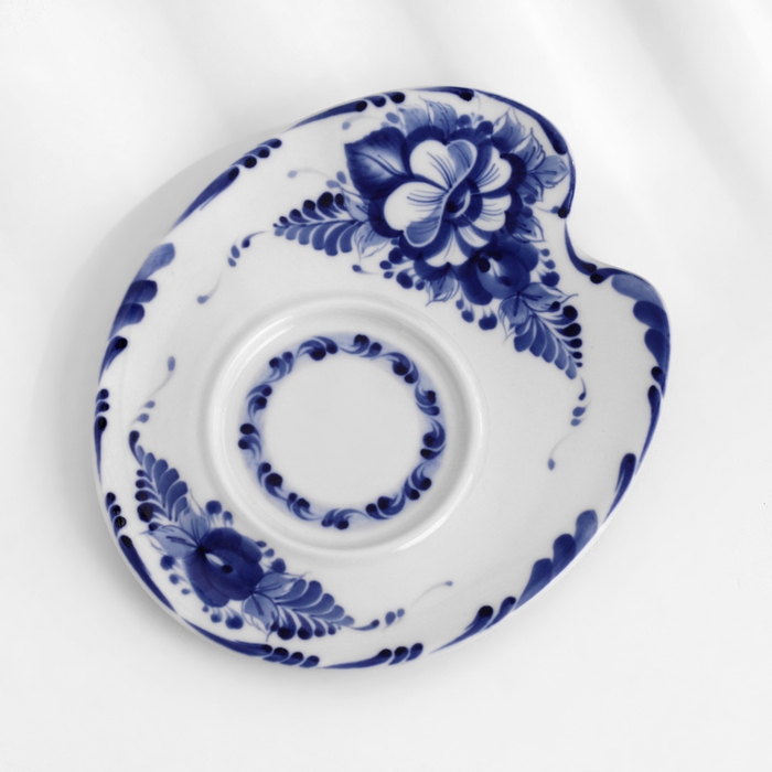 Блюдце Блюдце "Дуэт", 15,5 х 18,5 х 1,5см